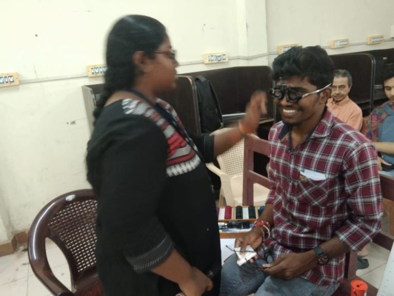 Low Vision Assessment, Presidency College sept 2024 Laptop Distribution, Presidency College sept 2024